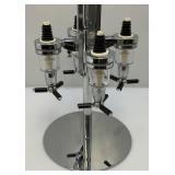 Vintage Rotating Chromed Four Bottle Drink Dispenser (Last One)