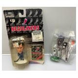 Misc. Vintage Headliners Collectible Miniature Sports Figures Including Vin Baker & More