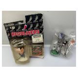 Misc. Vintage Headliners Collectible Miniature Sports Figures Including Vin Baker & More