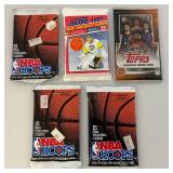 Misc. Sports Trading Card Packs Including Hoops Sealed Packs And More