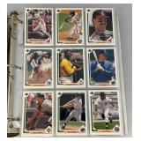 Unsorted 1991 Edition Upper Deck Baseball Cards In Album