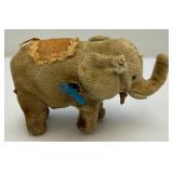 Antique Key Wind Mechanical Elephant Head And Legs Move. (Needs A Little Oil) But Works 3" x 4" x 6" As Seen