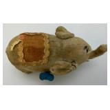 Antique Key Wind Mechanical Elephant Head And Legs Move. (Needs A Little Oil) But Works 3" x 4" x 6" As Seen