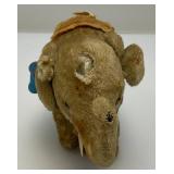 Antique Key Wind Mechanical Elephant Head And Legs Move. (Needs A Little Oil) But Works 3" x 4" x 6" As Seen