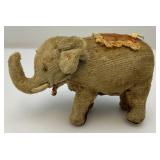Antique Key Wind Mechanical Elephant Head And Legs Move. (Needs A Little Oil) But Works 3" x 4" x 6" As Seen