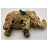 Antique Key Wind Mechanical Elephant Head And Legs Move. (Needs A Little Oil) But Works 3" x 4" x 6" As Seen