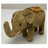 Antique Key Wind Mechanical Elephant Head And Legs Move. (Needs A Little Oil) But Works 3" x 4" x 6" As Seen