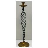 Misc. Vintage Heavy Brass Candle Holders