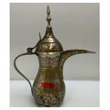 Misc. Vintage Brass Items Oincluding Cherub Clock And More