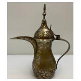 Misc. Vintage Brass Items Oincluding Cherub Clock And More