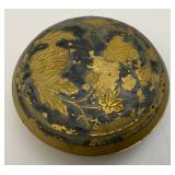 Misc. Vintage Brass Items Oincluding Cherub Clock And More