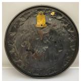 Misc. Vintage Brass Items Oincluding Cherub Clock And More