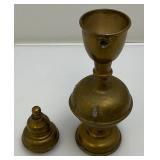 Misc. Vintage Brass Items Oincluding Cherub Clock And More