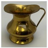 Misc. Vintage Brass Items Oincluding Cherub Clock And More