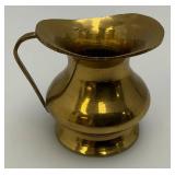 Misc. Vintage Brass Items Oincluding Cherub Clock And More
