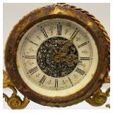 Misc. Vintage Brass Items Oincluding Cherub Clock And More