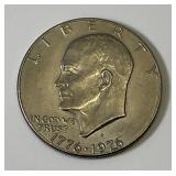 1776-1976 D Bicentennial Eisenhower Type 1 Wide Print