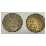 1972 No Mint Mark Eisenhower One Dollar Coins