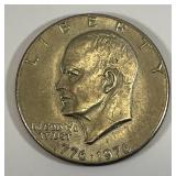 1776-1976 D Bicentennial Eisenhower Type 1 Wide Print