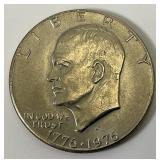 1776-1976 D Bicentennial Eisenhower Type 1 Wide Print