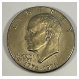 1776-1976 D Bicentennial Eisenhower Type 1 Wide Print