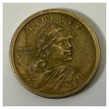 RARE No Date Or Mint Mark Sacagawea Native American Dollar Native Woman Planting Corn On Reverse
