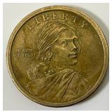 RARE No Date Or Mint Mark Sacagawea Native American Dollar Native Woman Planting Corn On Reverse
