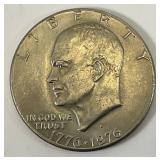1776-1976 D Bicentennial Eisenhower Type 1 Wide Print