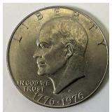 1776-1976 D Bicentennial Eisenhower Type 1 Wide Print
