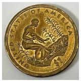 RARE No Date Or Mint Mark Sacagawea Native American Dollar Native Woman Planting Corn On Reverse