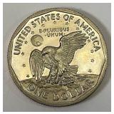 1999 P Susan B. Anthony Cameo Dollar