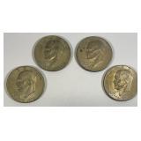 1776-1976 P No Mint Mark Bicentennial Eisenhower Liberty Bell Type 2 One Dollar Coins