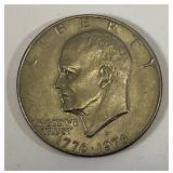 1776-1976 D Bicentennial Eisenhower Type 1 Wide Print
