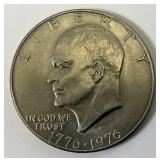 1776-1976 D Bicentennial Eisenhower Type 1 Wide Print