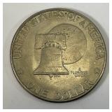 1776-1976 D Bicentennial Eisenhower Type 1 Wide Print