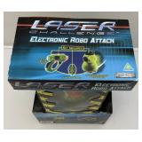 Misc. Toys New In Pack including Water Blasters, Klaser Electronic Robo Attack And More