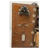Vintage Crank Wall Telephone (Crank Still Works) Has Everything Inside