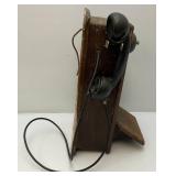 Vintage Crank Wall Telephone (Crank Still Works) Has Everything Inside