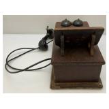 Vintage Crank Wall Telephone (Crank Still Works) Has Everything Inside