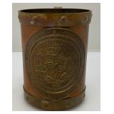 Vintage Cooper And Brass Aztec Themed Mug