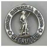 Vintage (RARE) National Guard Recruiter Badge 2"