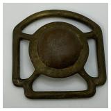 Antique Civil War Brass Buckle 2 1/4" x 2 1/4"