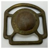 Antique Civil War Brass Buckle 2 1/4" x 2 1/4"