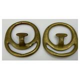 Antique Civil War Brass Buckles
