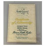 Vintage WDCC Walt Disney Collectors Society 1993 Members Only Sculpture Animators Chioce "Brave Little Tailor" Mickey Mouse In Original Box With COA