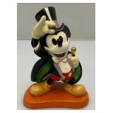 Vintage WDCC Mickey Mouse Magician Mickey " On With The Show" 1997 Membership Sculpture In Original Box With COA