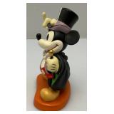 Vintage WDCC Mickey Mouse Magician Mickey " On With The Show" 1997 Membership Sculpture In Original Box With COA