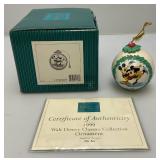 Vintage WDCC 1999 (Mickey & Minnie Mouse) Ornament From Walt Disney On Ice In Original Box With COA