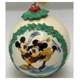 Vintage WDCC 1999 (Mickey & Minnie Mouse) Ornament From Walt Disney On Ice In Original Box With COA