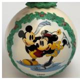Vintage WDCC 1999 (Mickey & Minnie Mouse) Ornament From Walt Disney On Ice In Original Box With COA
